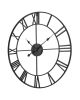 VEVOR Wall Clock, 24 in Wall Clock Roman Numerals, Battery Operated Non Ticking Silent Classic Decorative Round Clocks