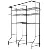 VEVOR Over Washer and Dryer Storage Shelves, 6 Tiers Laundry Room Drying Rack with Hanger Rod and Hooks