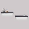 Floating Shelves 18.11" Wall Mounted Wood Shelves for Bathroom, Bedroom, Living Room, Kitchen