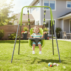 XNS001 Indoor-Outdoor Baby Swing with Safety Seat