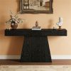 Main console, farmhouse entrance table, trapezoidal base sofa table, entrance table