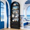 Arched bookshelf, modern bookshelf, display rack