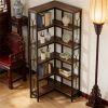 Corner bookshelf, maximizing space, display rack, storage rack, suitable for small spaces