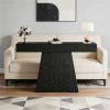 Main console, farmhouse entrance table, trapezoidal base sofa table, entrance table