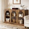 Console table, farmhouse entrance table, rectangular sofa table with storage space