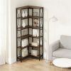 Corner bookshelf, maximizing space, display rack, storage rack, suitable for small spaces