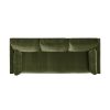 Knox 84" Modern Farmhouse Sofa, Olive Green Performance Velvet