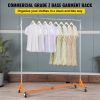 VEVOR Z Rack, Industrial Grade Z Base Garment Rack, Rolling Z Garment Rack